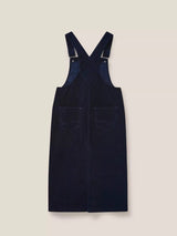 White Stuff Emmie Organic Cord Pinafore in Dark Navy