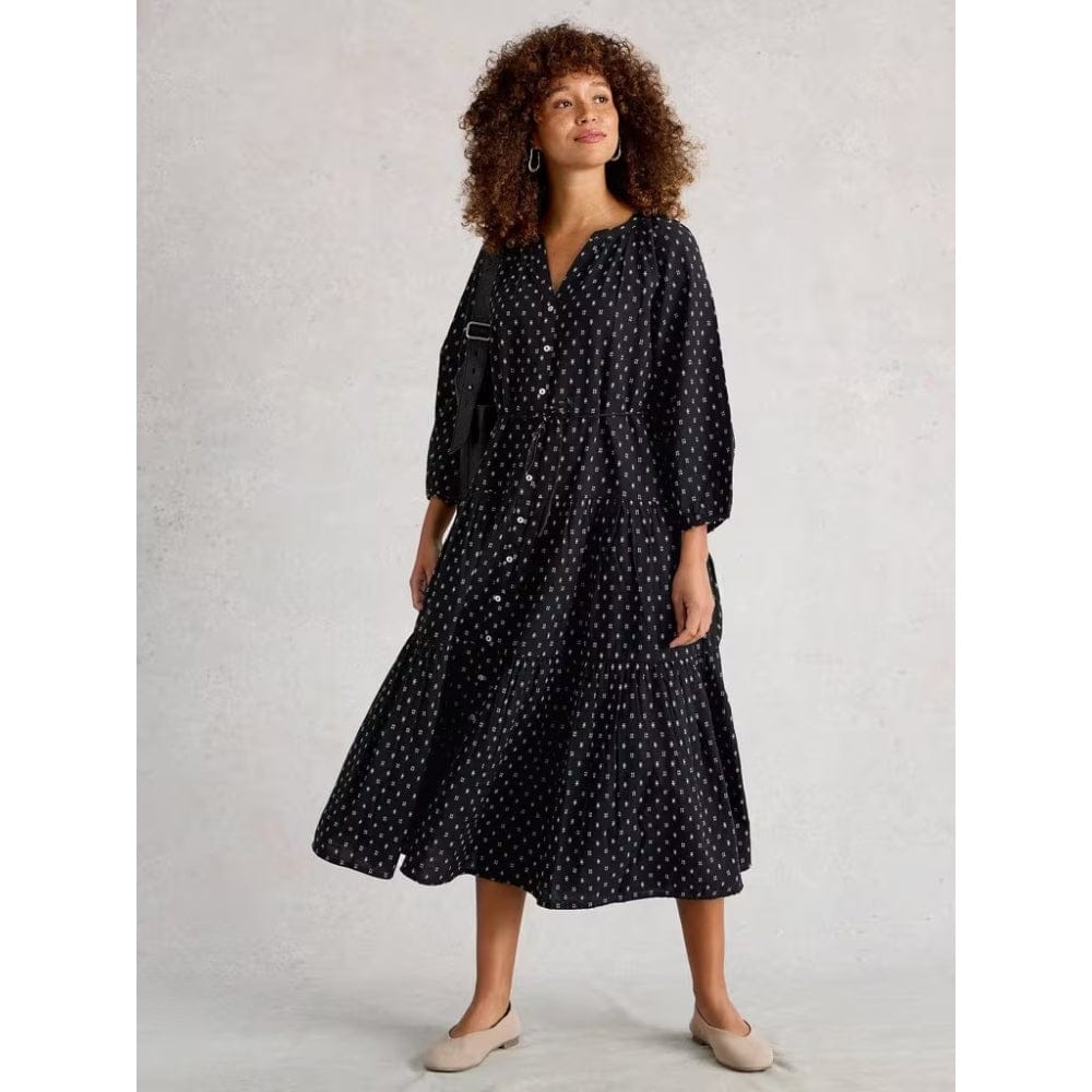 Sequin Dresses Monsoon Dottie Dress Long-sleeved Dress Black/Spotted Ladies H&M Sequin Dresses Monsoon Dottie Dress Long-sleeved Dress Black/Spotted Ladies H&M