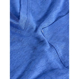 White Stuff Iris Linen Tee In Bright Blue