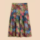 White Stuff Jamima Eco Vero Skirt in Pink Multi