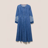 White Stuff Jasmine Midi Denim Dress