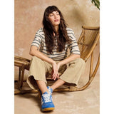 White Stuff Katya Stripe Tee In Ivory Multi