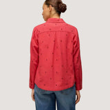 White Stuff Libby Organic Cotton Shirt In Bright Pink