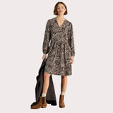 White Stuff Lola Jersey Dress In Tan Multi