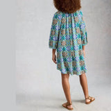 White Stuff Lottie Print Beach Cover Up In Green