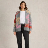 White Stuff Louisa Longline Cardi In Grey Multi
