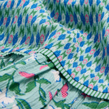 White Stuff Mabel Mixed Print Skirt in Teal Print