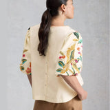 White Stuff Maeve Embroidered Top In Ivory