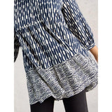 White Stuff Marta Print Tunic In Navy