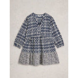 White Stuff Marta Print Tunic In Navy