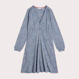 White Stuff Meg Jersey Dress In Blue Multi