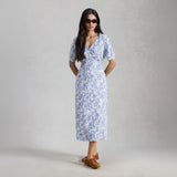 White Stuff Megan Jersey Dress In Ivory Multi