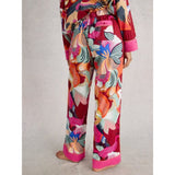 White Stuff Organic Nina PI Bottom In Red Multi