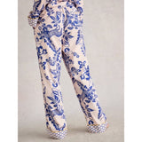 White Stuff Organic Nina PJ Bottom In Blue