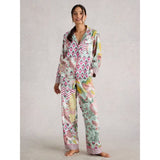 White Stuff Organic Nina PJ Bottom In Green Multi