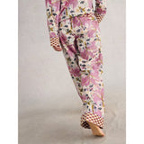 White Stuff Organic Nina PJ Bottom In Natural Print