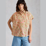 White Stuff Orla Button Through Shirt In Ivory