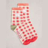 White Stuff Patterned Fluffy Ankle Sock In Coal