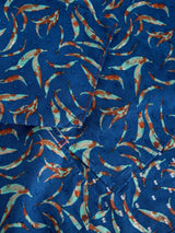 White Stuff Rae Organic Cotton Top In Blue Print