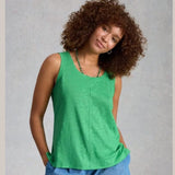 White Stuff Scarlette Linen Vest In Green