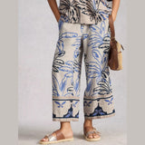 White Stuff Shelly Linen Crop Blend Culotte