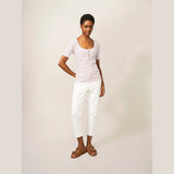 White Stuff Sherbet Tee Stripe White