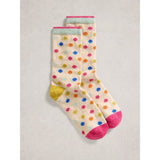 White Stuff Sock In A Box In Natural Multi