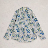 White Stuff Sophie Collared Organic Cotton Long Sleeve Shirt In Ivory