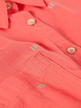 White Stuff Sophie Organic Cotton Shirt in Bright Pink