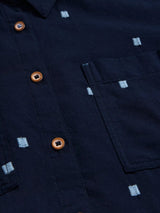 White Stuff Sophie Organic Cotton Shirt In Dark Navy