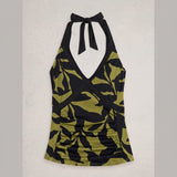 White Stuff Valley Print Tankini Top In Green