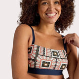 White Stuff Verity Bikini Top In Navy