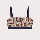 White Stuff Verity Bikini Top In Navy