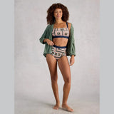 White Stuff Verity Swim High Waist Bottom In Navy