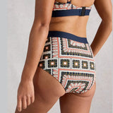 White Stuff Verity Swim High Waist Bottom In Navy
