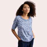 White Stuff Weaver Jersey Crew Neck Tee In Blue