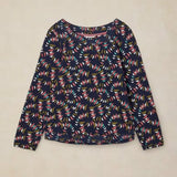 White Stuff Weaver LS Tee In Navy