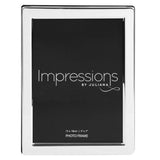 Widdop and Co Impressions Frame Silver Plated Flat Edge 5X7