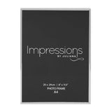 Widdop and Co Impressions Frame Silver Plated Thin A4