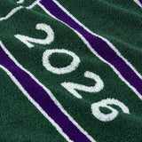 The Wimbledon Championships 2026 Classic Cotton Bath Towel In Green/Purple