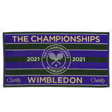Wimbledon Championship Towel 2021 in Green/Purple