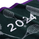 Christy Wimbledon Championships 2024 Towel - Classic Green & Purple