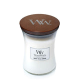 WoodWick White Tea & Jasmine Candle Medium Jar Candle