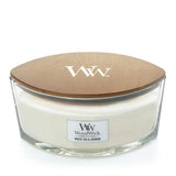 WoodWick White Tea & Jasmine Ellipse Jar Candle