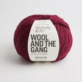 Wool And The Gang Crazy Sexy Wool In Margaux Red 200g