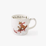 Royal Worcester Sleigh Ride Fox Mug