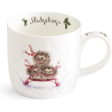 Royal Worcester Wrendale Designs Sledgehogs Mug