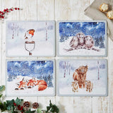 Wrendale Design Winter Skies Placemats Set Of 4