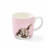 Wrendale Designs Bathtime' Rabbit Large Mug In Pink