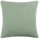 Yard Lark Muslin Crinkle Cotton Cushion Eucalyptus